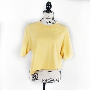 L.L. BEAN ▪ Sunflower Yellow Cropped T-Shirt